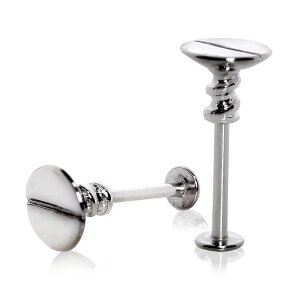 Steel - Labret - nail screw cap