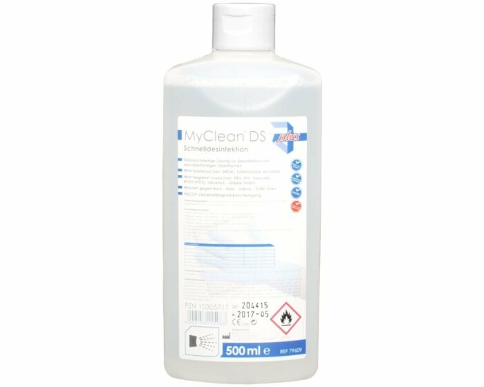 Schnelldesinfektion - mit Alkohol - 500 ml - MyClean DS A