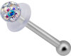 Anti Wildfleisch Piercing-Disc transparent