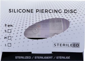 Anti Wildfleisch Piercing-Disc transparent - Steril