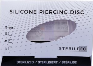 MEDICAL SILICONE PIERCING DISCS XL - 9mm