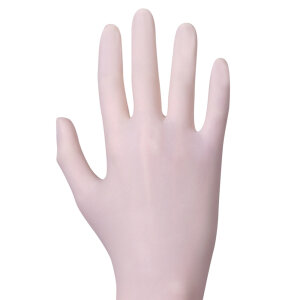 Latex - gloves - White - 100 pcs - powder free -...