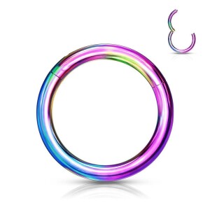 RainbowTitanium - Segment Clicker 1,2 mm 8 mm
