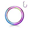 Regenbogen Titan - Segment Clicker 1,2 mm 10 mm