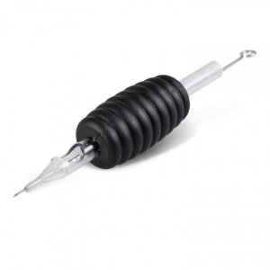 Disposable handle - round - with tattoo needle 0.35mm...