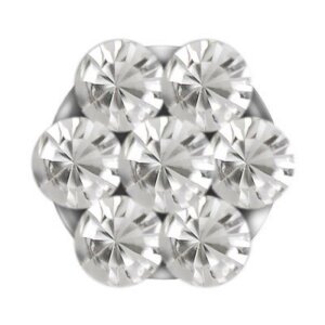 Steel - Stud earrings - Flowers - Studex