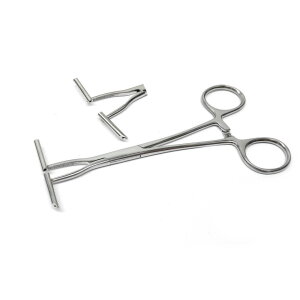 Septum Steel Forceps - Straight Line - 14 cm