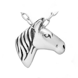 Sterling Silver 925 - Pendant for necklace - Horse head