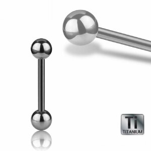 5 mm - 12 mm - 8 mm - Titane - Barbell