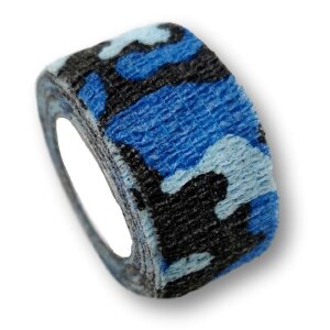 Griff Bandage - Grip Wrap - 5 cm Camouflage Blau