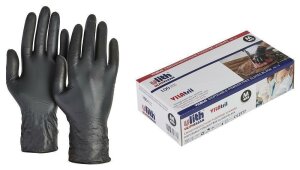 Vilatril gloves - black - 100 pieces - powder-free - Ulith