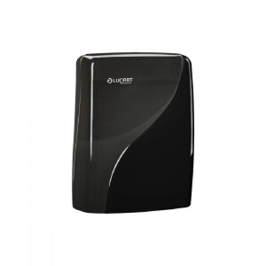 Towel dispenser - for 500 sheets - black