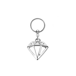 Stahl - BCR Klemmring - Diamant Dangle