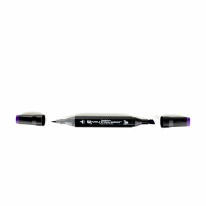 Purple Stencil Marker - fine and broad Tip