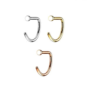 Titan - Nose ring with Flat Disc