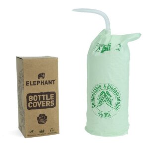 Elephant - Waschflaschenbeutel auf Rolle - biologisch...