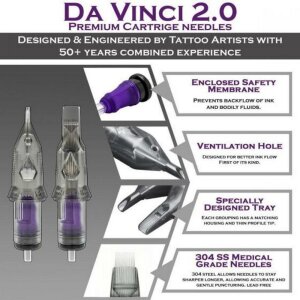 DaVinci V2 Nadelmodule - 20 Stück 7er Liner (0.35mm)