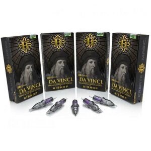 DaVinci V2 Cartridges- Round Shader - 20 pcs 9er Round...