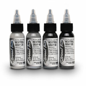 Intenze Bob Tyrrell Advanced Black and Grey Tattoo Ink Set