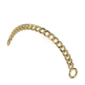 Stainless Steel Connector Chain Gold 30 mm