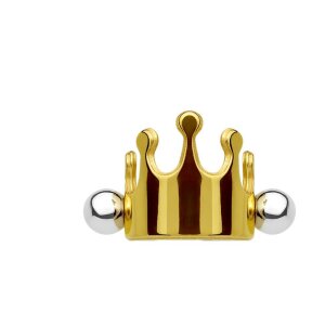 Steel - Ear Cuff - Crown