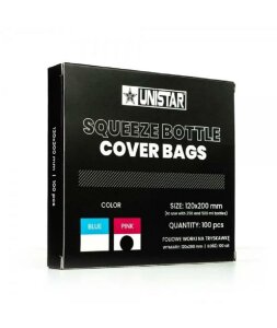 Squeeze Bottle Cover Bags - Unistar -100er Pack Blau