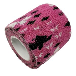 Griff Bandage - Grip Wrap - 5 cm Motiv Schmetterling lila