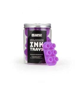UNISTAR Silicone Ink Trays - 12pcs Purple