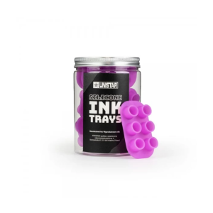 UNISTAR Silicone Ink Trays - 12pcs Pink
