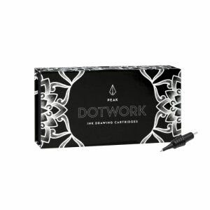 Dotwork - Ink Drawing - Cartridge - Blau