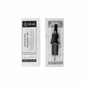 Dotwork - Ink Drawing - Cartridge - Blau