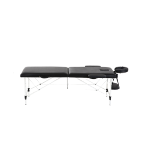 Table de tatouage mobile - pliable en 2 parties - Noir