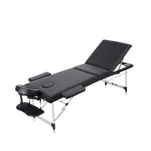 Tattoo couch mobile - 3 fold foldable - Black