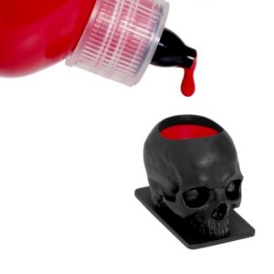 Farbkappen - Skull Ink Caps - black - 16 mm