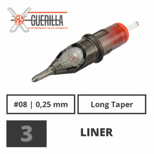 Guerilla Cartridges - Round Liner - 20 Stück 3er...