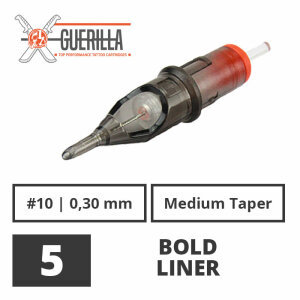 Guerilla Cartridge - Bold Liner - 20 pc 5er (0,30 mm)...