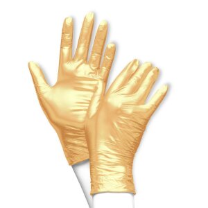 Fancy Gold - Nitril Handschuhe - Unigloves - 100 Stk