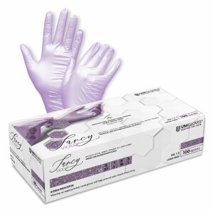 Fancy Violet - Gants nitrile - Unigloves - 100 pcs L