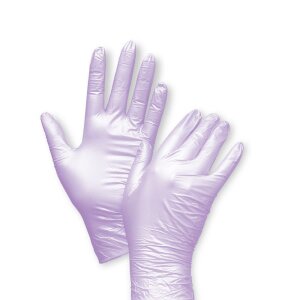 Fancy Violet - Gants nitrile - Unigloves - 100 pcs L