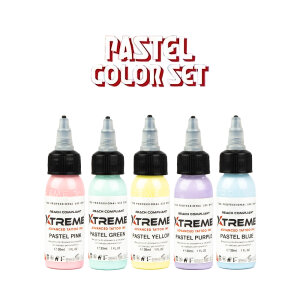 Xtreme Ink - Pastel Color Set - 5 x 30ml