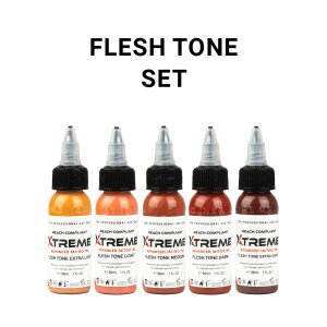 Xtreme Ink - Flesh Tone Set - 5 x 30ml