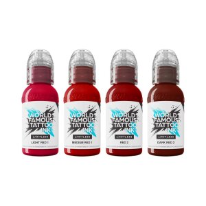 World Famous Limitless - Shades of Red Collection - 4x 30 ml