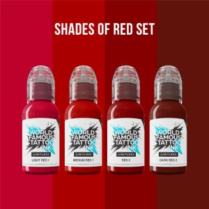 World Famous Limitless - Shades of Red Collection - 4x 30 ml