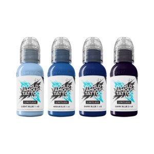 World Famous Limitless - Shades of Blue Collection - 4x...