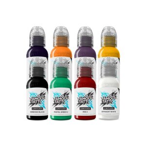 World Famous Limitless - Primary Colours Set 1 - 8x 30 ml