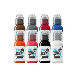 World Famous Limitless - Primary Colours Set 2 - 8x 30 ml