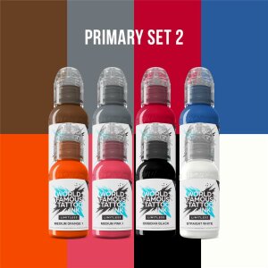 World Famous Limitless - Primary Colours Set 2 - 8x 30 ml