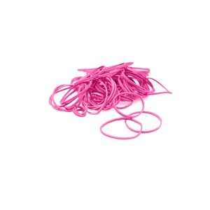 Caoutchouc pour machine 100 pièces rose