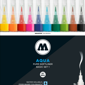 MOLOTOW™ - AQUA Ink -  Brush -  Basic Set 1