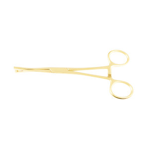 Duval clamp - open - gold - 16 cm